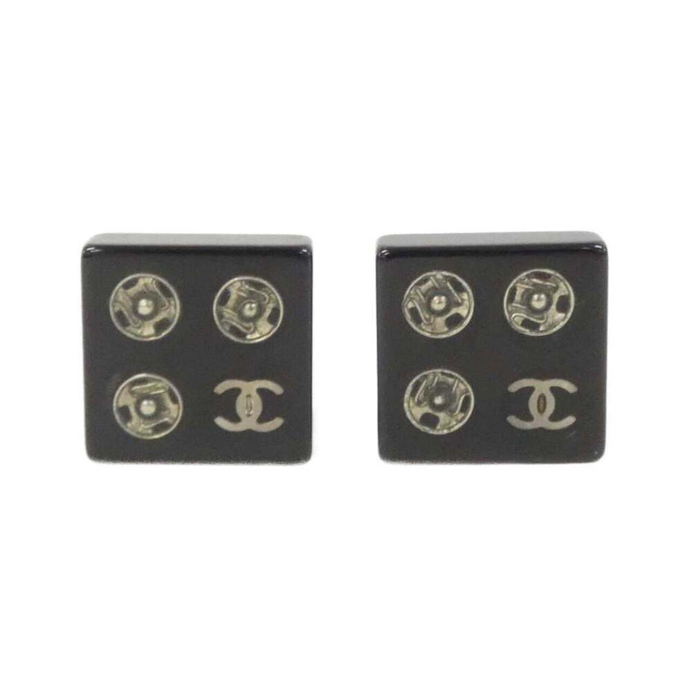 CHANEL Authentic Black Earrings - Picture 1 of 4